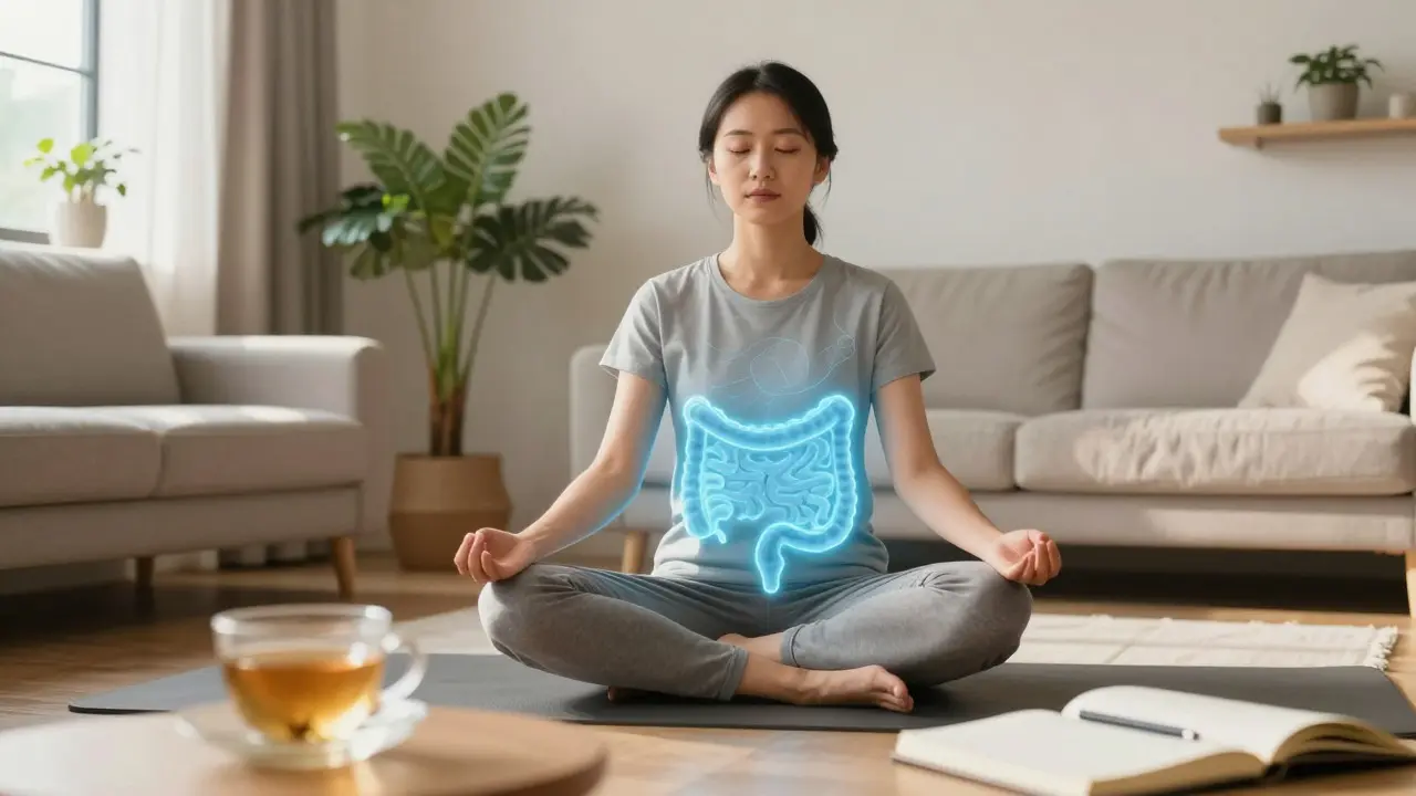 Meditace a snížení stresu pro obnovu střevní flóry