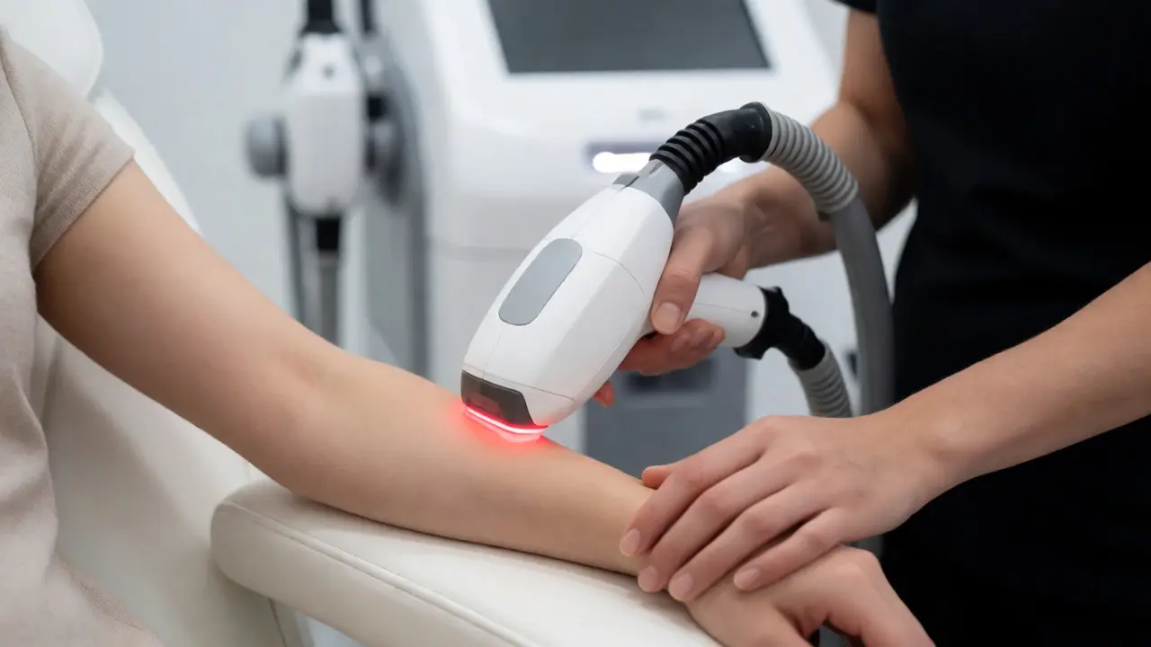 Ošetření laserovou epilací v moderní estetické klinice