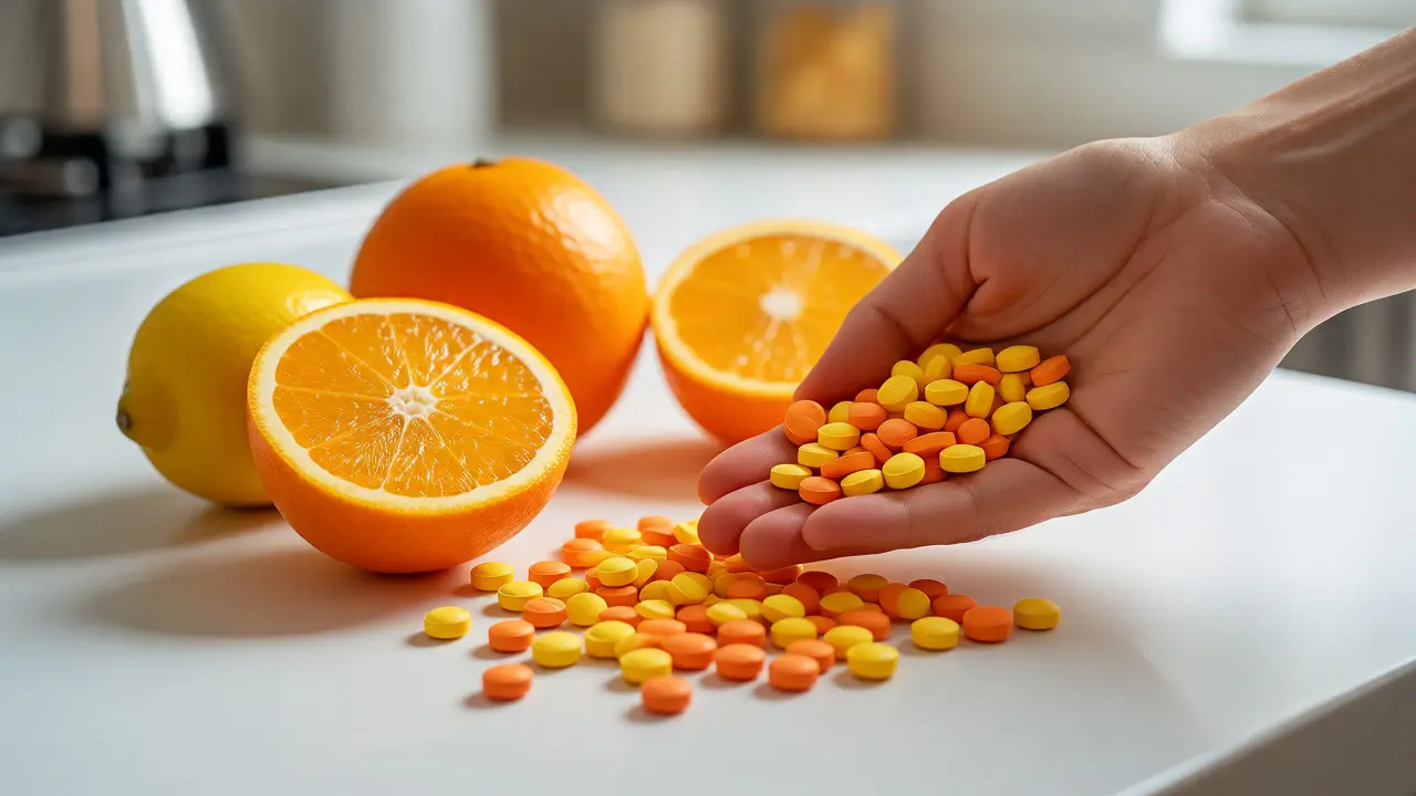 Předávkování vitamínem C: Příznaky, rizika a co dělat