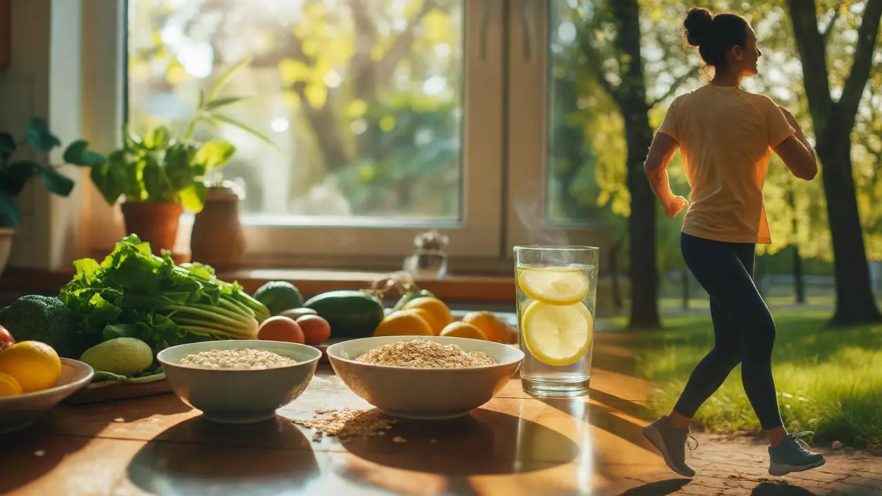 Zdravé jídlo, voda a pohyb v přírodě jako prostředky pro detoxikaci